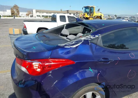 2013 Hyundai Elantra Gls from USA, damaged, VIN 5NPDH4AE9DH449388